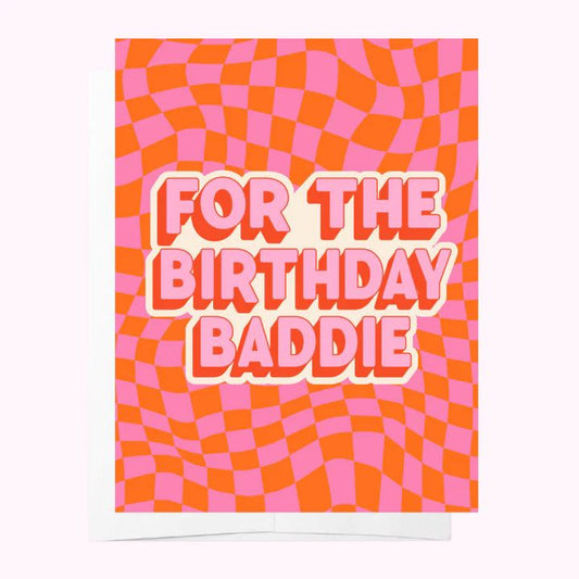 Bad on Paper Greeting Card - Birthday Baddie Greeting Card Bad on Paper 