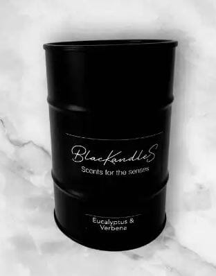 BlacKandleS outdoor barrel candle - Eucalyptus & Verbena Style and Error 