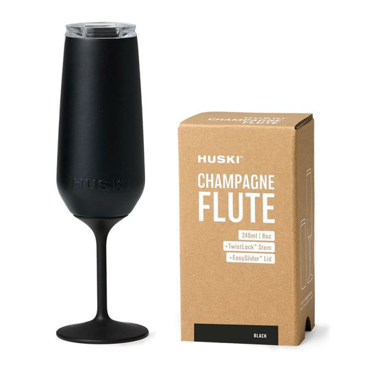 Huski Champagne Flute - Black Champage Flute Huski 