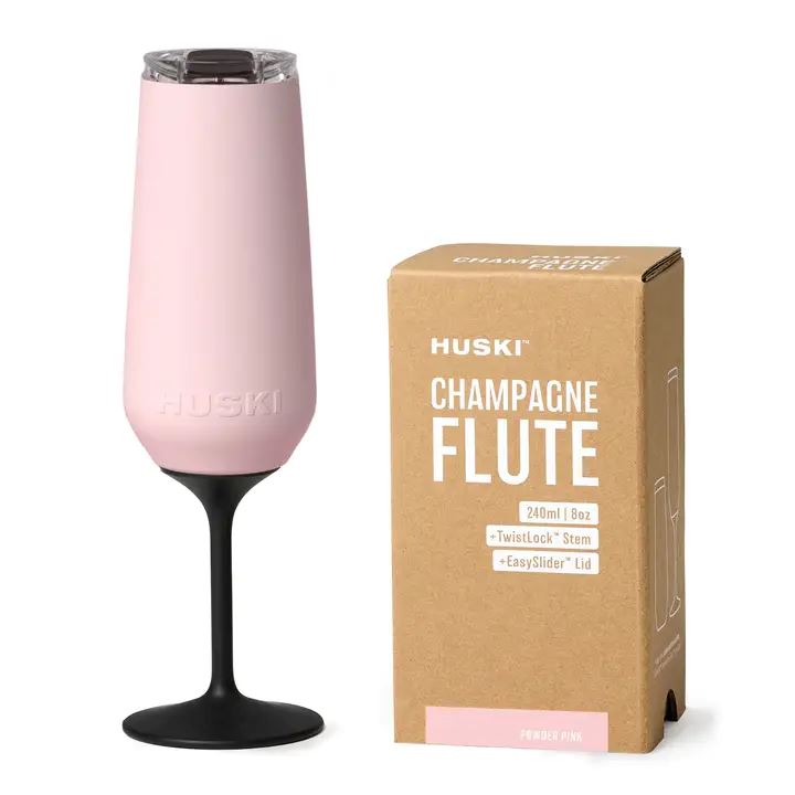 Huski Champagne Flute - Powder Pink Champage Flute Huski 