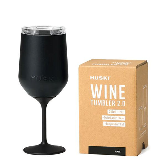 Huski Wine Tumbler 2.0 - Black Wine Tumbler Huski 