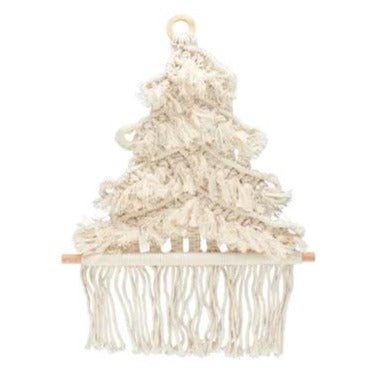 Macrame Christmas Tree Wall Hanging XX12114 XX12113 Christmas Decoration Coast to Coast 32 x 46cm 