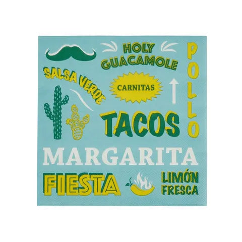 Taqueria 3 Ply Napkin - 20 pk Napkin Soiree Sisters 