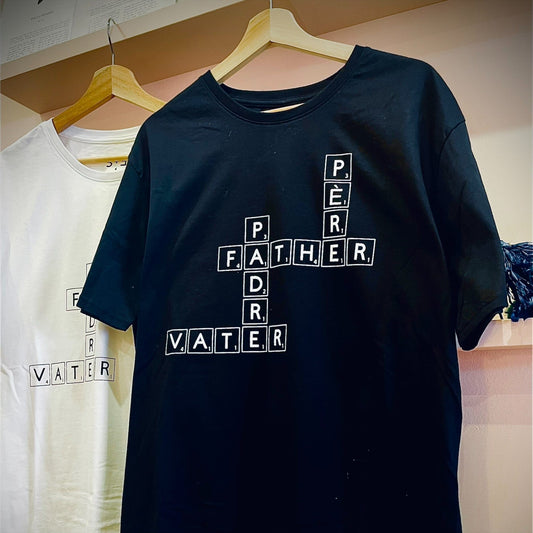 Father Tshirt - Black T-shirt Style + Error 